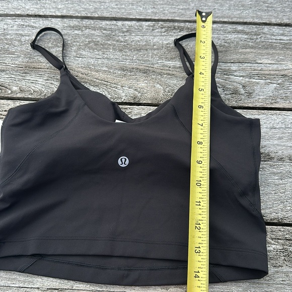 Lululemon Align Cropped Cami Tank Top Light Support, A/B Cup Black size 6 NWT - Picture 8 of 8